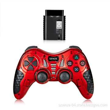 Senze Sz-A913p 5 in 1 Dual Shock 2.4G Wireless Game Controller for PS2/X-Input Devices